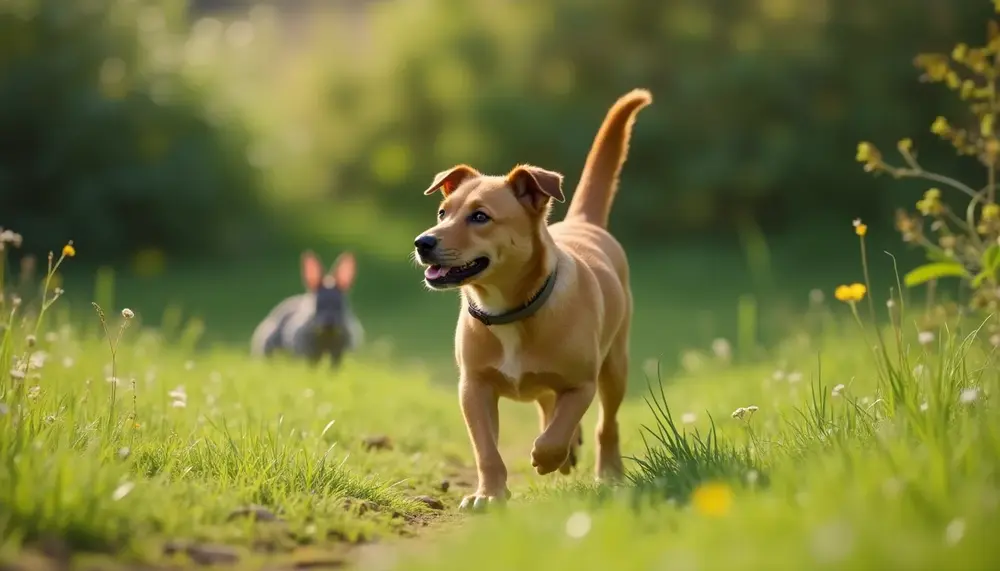 Kampf der Instinkte - Wenn Hunde Hasen jagen